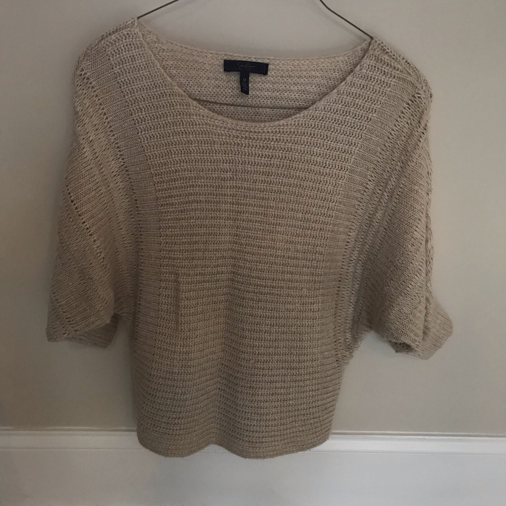 Jessica Simpson Tan Oversized Sweater
